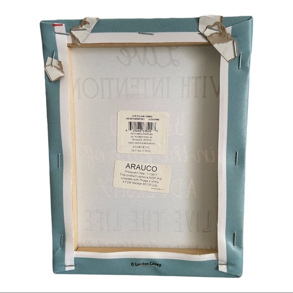 Canvas Wall Decor Sign 6.5”x8.5” - Picture 2 of 3